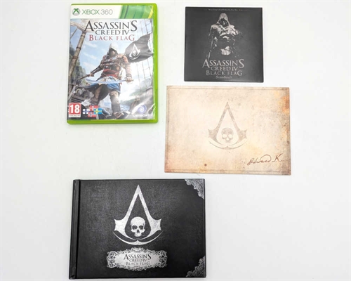 Assassins Creed IV Black Flag Skull Edition - Komplet i Æske - XBOX 360 (A - Grade) (Genbrug)